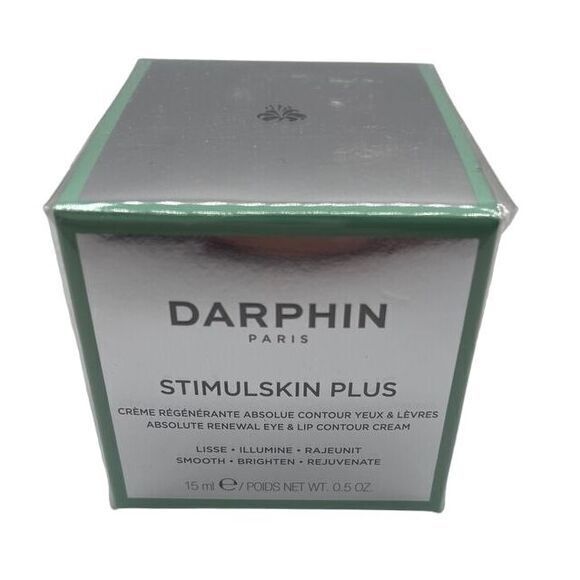 NEW Darphin Stimulskin Plus Absolute Renewal Eye & Lip Contour‎ Cream .5 oz 15ml - Picture 1 of 4